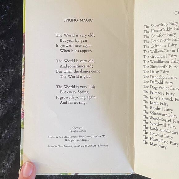 Flower Fairies of the Spring by Cicely Mary Barker | 1974 | Vintage Fairy Book - Picture 2 of 11